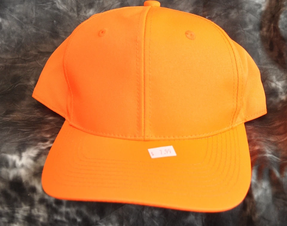 Новый с Ярлыками - открытый крышка - Blaze оранжевый безопасности крышка - регулируемый - взрослый - Изображение 1 из 1