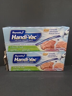 Bolsas para congelador al vacío Handi-Vac Reynolds 9 bolsas de 1 galón 18 bolsas en total Foto 1 de 2
