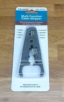 Kauden Multi Function Cable Stripper Stripping Tool For Cat5e Cat6 Cat6a XT488 - Image 1 of 4
