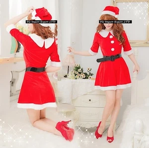Vestiti Donna Costume Babbo Natale Cosplay Hostess Christmas dresses HOS022 - Foto 1 di 1