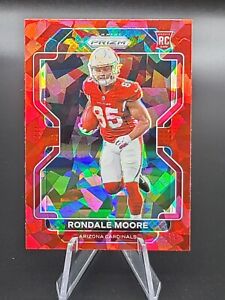 2021 Prizm Rondale Moore Red Cracked Ice Prizm RC #347 Cardinals Color Match NFL