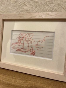 Mark Gonzales GONZ Original painting with frame - Picture 1 of 2