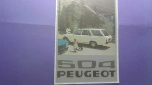 Peugeot 504 - Sales brochure / Information book  ESTATE / STATION WAGON 1976 - Picture 1 of 6