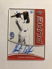 Grant Bodison 2015 Leaf Perfect Game Pure Red Auto PPG-GB1 1/4 First One!!