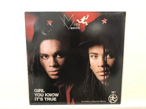 MILLI VANILLI - GIRL YOU KNOW IT'S TRUE 12" 33 RPM Arista AD1-9780 Electronic NM - Picture 1 of 5