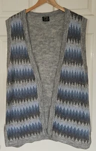 ARTESANIAS INCA JR Open Knit Vest 100% Alpaca Made In Peru - Immaculate - Picture 1 of 6