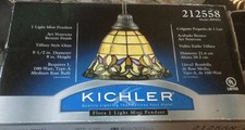 Kichler Flora 1 Tiffany Style Glass Pendant Light  #212558  (3 Available)