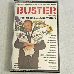 Phil Collins Buster Original Motion Picture Soundtrack Cassette New Sealed PF - Picture 1 of 4