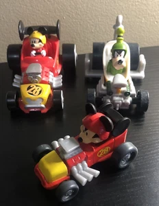 Disney Mickey And The Roadster Racers Lote de 3 Mickey Goofy Turbo Tubster - Imagen 1 de 19