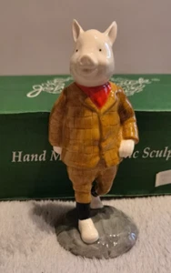JOHN BESWICK 1999 England PODGEY PIG RUPERT BEAR Figurine Box LIMITED EDITION - Picture 1 of 11
