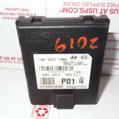 17 18 19  2017 2018 2019 KIA Soul Tire Pressure Module Computer OEM 95800B2010 Foto 1 de 4