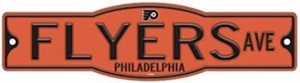 Philadelphia Flyers 4" x 17" Kunststoff Straßenschild NHL - Bild 1 von 1