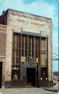 NEWARK, NEW JERSEY - BANK OF COMMERCE - VINTAGE WERBEPOSTKARTE - Bild 1 von 2