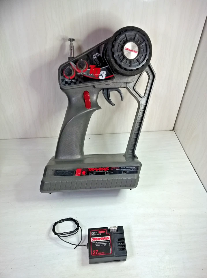 TRAXXAS TQ3 Controller Transmitter handset RC 27Mhz 3 channel T Maxx Tmaxx Revo - Image 1 of 4
