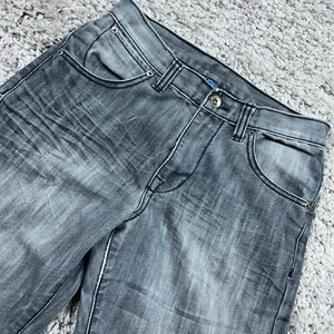 Paper Denim & Cloth Jeans Kid's 18 (27x29) Gray Baggy Ripped / Distressed Denim - Picture 1 of 16