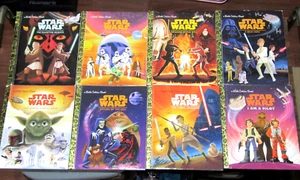 A Little Golden Books Star Wars lot of 8 Disney Kids Books Readers Collectibles - Foto 1 di 10