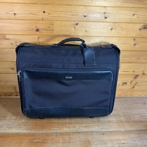 Hartmann Large Black Folding Garment Bag Overnight CarryOn 21.5” x 18” x 10” EUC - Picture 1 of 16
