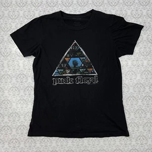 Pink Floyd Triangle Black Graphic Konzert T-Shirt Damen Gr. XL Freizeit - Bild 1 von 11