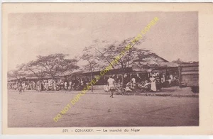 SEPIA AFRIQUE GUINéE CONAKRY le marché du Niger animation Edit Edit HABKOUK - Imagen 1 de 2