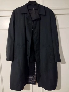 Malimo Voltex Retro Military Long Coat Made in East Germany Circa 70/80's Very R - Picture 1 of 7
