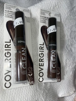 lot of 2 Covergirl Clean Invisible Concealer - 190 Deep Bronze makeup - Image 1 of 2