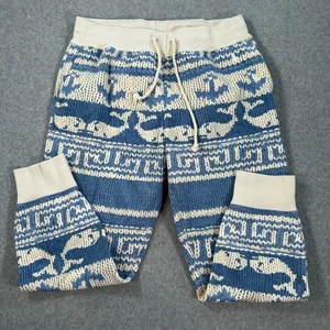 Polo by Ralph Lauren Fleece-Jogginghose mit Wal-Print Damen Large blau Kordelzug - Bild 1 von 9