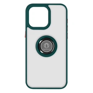 Ringrip Support Video Ring Case for iPhone 15 Pro Max Hybrid Bimaterial Green - Picture 1 of 6