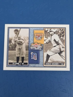2002 Fleer Rival Factions #29 RF Ty Cobb / Honus Wagner BASEBALL Card 2F - Image 1 of 2