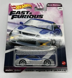 Cambios rápidos Hot Wheels Premium Fast & Furious 2/5 Nissan Skyline GT-R BCNR33! - Imagen 1 de 2