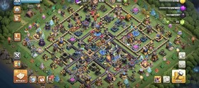TH18 NEAR MAX | 100/100/81/78/50 | MAXED WALLS | MANY LEGENDAR SKIN |ANDROID&IOS