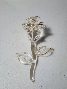 Rose-Messengers 3" Glas Roségold Akzent über Gesicht Designs in Box - Bild 1 von 12