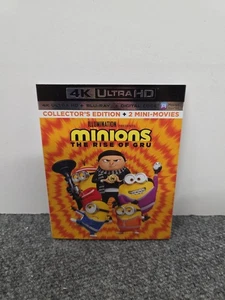 Minions: The Rise of Gru (2022) 4K UHD Blu-Ray + Slipcover Steve Carell - Bild 1 von 4