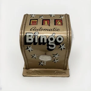Vintage Kalomatic Automatic Bingo Spinner. Tintoy/Davey Crocket Bottom. Es funktioniert - Bild 1 von 5