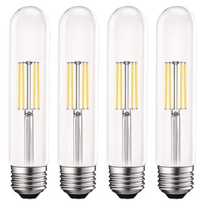 Luxrite Edison T9 LED Tube Light Bulb 5W=60W 4000K 550 Lumens Dimmable E26 4PK - Picture 1 of 7