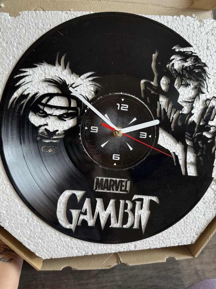 Reloj de pared disco vinilo gambito Marvel Foto 1 de 1
