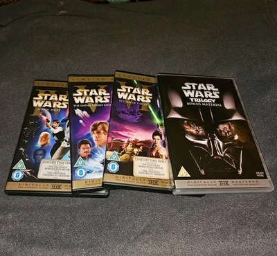 Star Wars Original Kino Trilogie Episoden IV V VI Kino +BONUS 7 DVD 4 5 6 - Bild 1 von 4