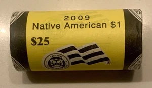 2009 P Dollar Münze Indianer Sacagawea U.S. Münzrolle - Bild 1 von 3