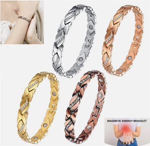 Magnetic pure copper adjustable bracelet with high quality magnet, handmade - Picture 1 of 21