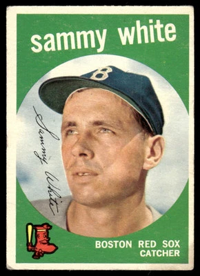 1959 Topps Sammy White Boston Red Sox #486 - Image 1 of 2