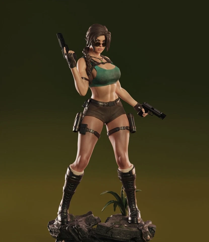 Figura Lara Croft Tomb Raider escala 1/6 - resina 12K hecha a mano pintada a ... - Imagen 1 de 1