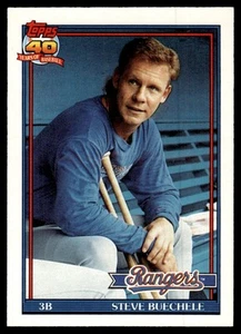 1991 O-Pee-Chee Steve Buechele Texas Rangers #464 - Picture 1 of 2