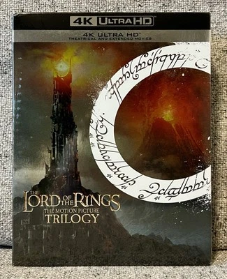 THE LORD OF THE RINGS TRILOGY EXTENDED EDITION 4K UHD Blu-ray w/SLIPCASE NEW - Image 1 of 4