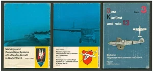 3 Luftwaffe Reference books by Karl Ries HC Markings Camouflage  AVN - Bild 1 von 2