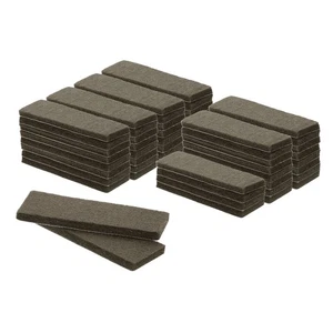 Felt Furniture Pads, 54Pcs 3.54" x 1.1" Adhesive Felt Pad, Brown - Imagen 1 de 7