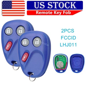 2 Replacement for 2003 2004 2005 2006 GMC Sierra Yukon Remote Key Fob LHJ011 - Bild 1 von 7