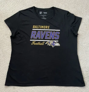 Baltimore Ravens NFL T-shirt donna taglia 2XL abbigliamento squadra 100% cotone nuova - Foto 1 di 9