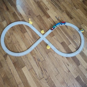 Vintage Battat Traxx Train Set - Complete - Magnetic Snap Together - 1999 - Picture 1 of 6