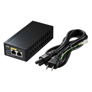 Sanwa Supply PoE Injector IEEE802.3af/at Gigabit Compatible AUTO-MDIX Function L - Picture 1 of 9