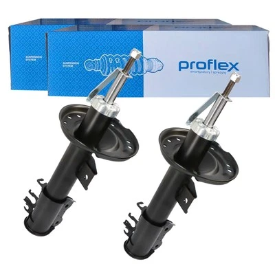 2X AMORTIGUADOR DE PRESIÓN DE GAS PROFLEX DELANTERO IZQUIERDO + DERECHO adecuado para FIAT 500 - Imagen 1 de 4