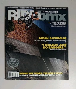 November 2008 RIDE BMX Magazine ~ SEAN SEXTON Front Cover, 150th ISSUE + Posters - Picture 1 of 13